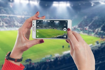 Renda extra com smartphone vendas de fotos